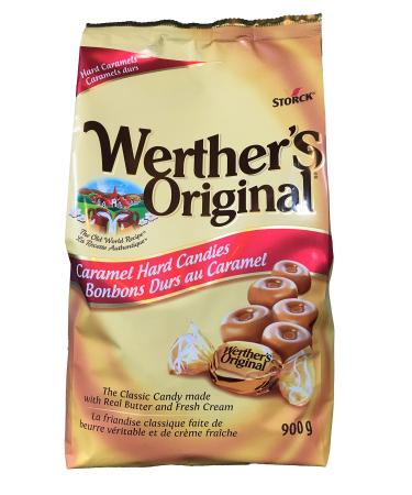 Werther's Original Caramel Hard Candies - Made with Real Butter and Fresh Cream - 900 Gram Bag