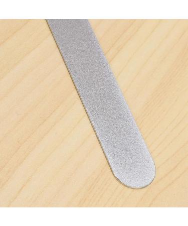TsoLay 6 Pieces Stainless Steel Nail File Double-Sided Diamond Nail File Metal Nail File Manicure File for Family and Travel - Buy Online on SooperMarket.com