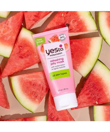 Watermelon Refreshing Jelly Mask - Lightweight Gel Mask with Antioxidants, Lycopene & Vitamin C - 3 Fl Oz, Natural, Vegan & Cruelty Free - Buy Online on SooperMarket.com