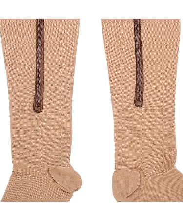 Zipper Compression Socks | Anggrek 1 Elastic Sports Socks with Anti-Slip Foot Protection (L/XL) - International Shipping Available - Buy Online on SooperMarket.com