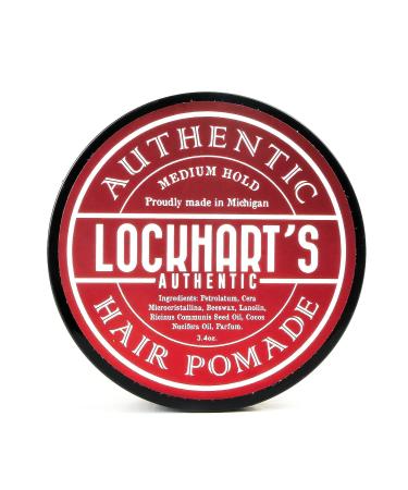 Lockhart's Medium Hold Hair Pomade 4oz - Sandalwood Vetiver Scent | Medium Shine - Buy Online on SooperMarket.com
