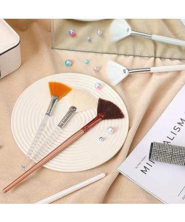 15PCS Facial Brushes Fan Mask Brushes - Soft Facial Applicator Tools for Peel Glycolic Mask Makeup - Buy Online on SooperMarket.com