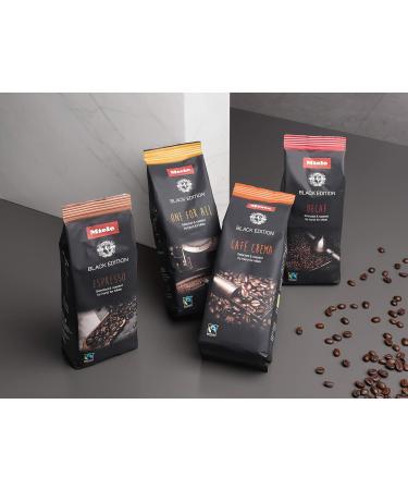 Miele Black Edition Caf Crema Hand-Selected & Hand-Roasted Whole Coffee Beans - USDA Organic Fair Trade Certified - 8.8 oz (250g) Cafe Crema (4 Pack) 8.8 Ounce (Pack of 4) - Buy Online on SooperMarket.com
