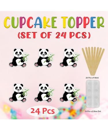 Seyal Panda Cupcake Topper Seyal Panda Cupcake Decoration - Buy Online on SooperMarket.com