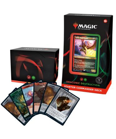 Magic: The Gathering Starter Commander Deck  Draconic Destruction (Red-Green) Draconic Destruction Single