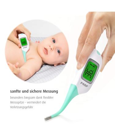 Reer ColourTemp Digital Fever Thermometer for Babies - Large Display & Coloured Fever Alarm - 1 Pack - Buy Online on SooperMarket.com