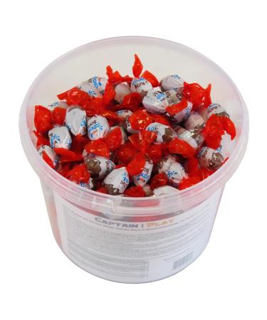 Delicious Party Bucket with Ferrero Kinder Chocolate Bons - 1.1 kg | Individually Packed Treats for Celebrations - Buy Online on SooperMarket.com