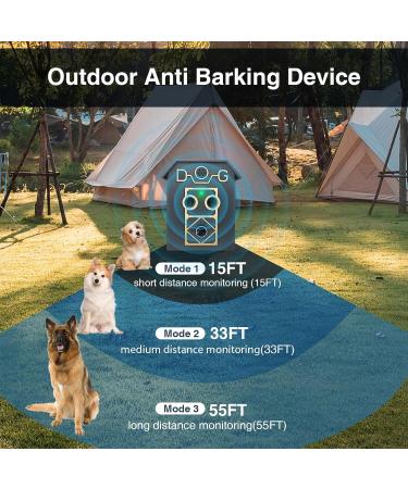 Antibell for Dogs - Ultrasound Anti-Barking Device with 3 Frequency Levels | Safe Training Collar for Small & Large Dogs | 50ft Range | Indoor & Outdoor Use - Buy Online on SooperMarket.com