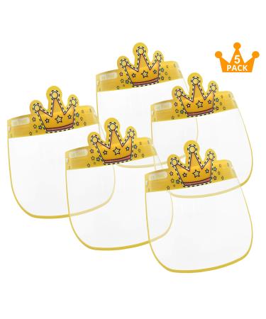 General Use Protective Face Shield Multi Packs (5x Kids Shields Crown)