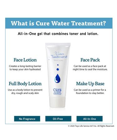Cure Natural Water Treatment Skin Cream 3.5 oz - Hydrating & Soothing Formula - Buy Online on SooperMarket.com