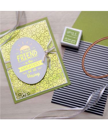 Gina K. Designs Therm O Web Fancy Foils 6 x 8 Jelly Bean Green 12 Count - Shop Now! - Buy Online on SooperMarket.com