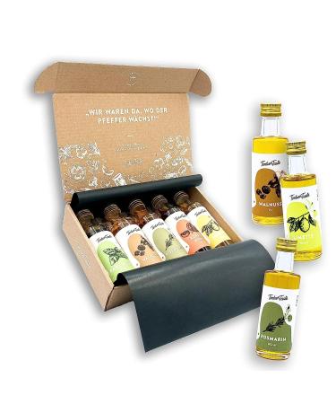 Timber Taste Vinegar & Oil Gift Set for Women | 5 Exquisite Essential Cooking Oils | Perfect Mother's Day Gift for Spicy Cooking | Kochbox Cook Set - Buy Online on SooperMarket.com