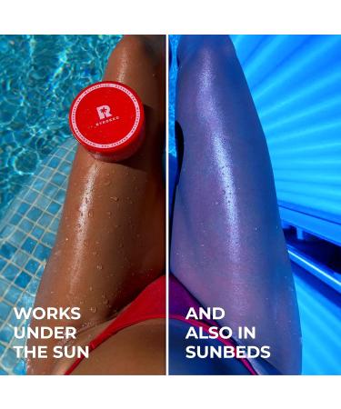 BYROKKO Shine Brown Watermelon Sunbed Cream Sunbed Tanning Accelerator Use it as tanning cream or tanning lotion for fast Intense Tan In Sunbeds & Outdoor Sun 200 ml - Buy Online on SooperMarket.com