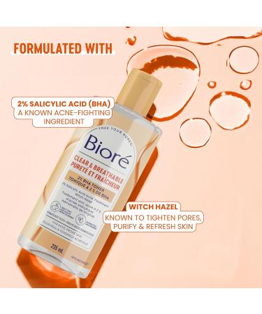 Bior Pore Clarifying Toner with Witch Hazel Acne Prone Facial Skin Care (235 mL) - Buy Online on SooperMarket.com
