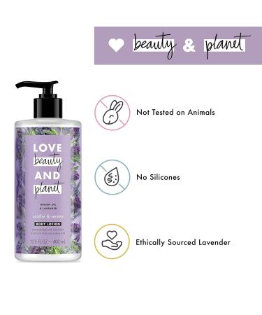 Love Beauty And Planet Argan Oil & Lavender Body Lotion 13.5oz - Pack of 3 - Buy Online on SooperMarket.com