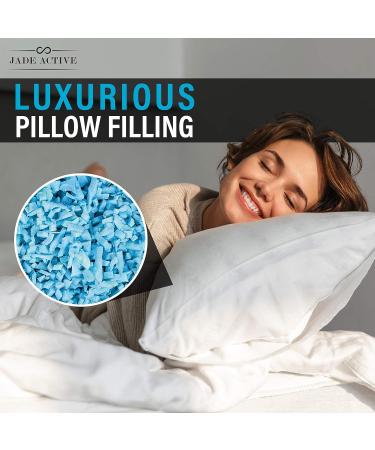 Jade Active Bean Bag Filler Foam - 5 Pound Premium Shredded Memory Foam - Easy Pillow Stuffing Foam for Dog Bed or Couch Cushion - Very Soft and Great for Stuffing - Buy Online on SooperMarket.com