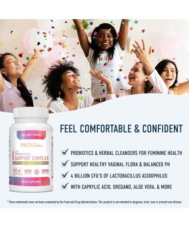 LLK Probiotics for Women - pH Balance & Candida Support - Vaginal Health Probiotics (60 Capsules) - Buy Online on SooperMarket.com