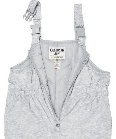 OshKosh B'Gosh Girls' 3T Heather Grey Snow Bib Snowsuit - Best Winter Wear - Buy Online on SooperMarket.com