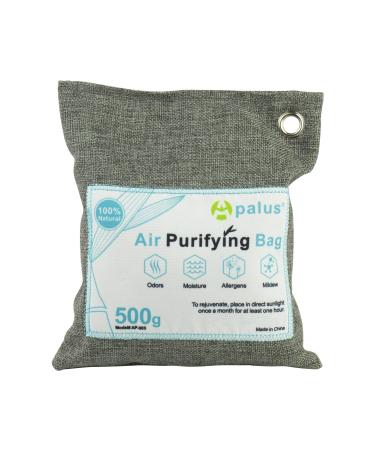 Apalus dehumidifiers car natural bamboo activated carbon car air freshener & space-fresh perfect smell and moisture remover for car apartment bedroom cupboards 500g |Car/apartment