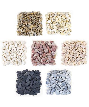 Landare Pebble Stones 1.8kg - Decorative Stones for Vases & Garden | Small Gravel (6-10mm) - Perfect for Home Decoration - Buy Online on SooperMarket.com