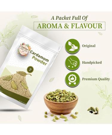 Cardamom Powder | Ground Cardamom | 50g | Elaichi Powder |100% Natural | Premium Quality | All Natural | Vegan | Non-GMO (50 Gram) - Buy Online on SooperMarket.com