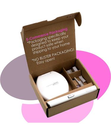 Finishing Touch Diamond Hair Remover with Light-Up Deluxe Mirror - E-Commerce Packaging - Buy Online on SooperMarket.com