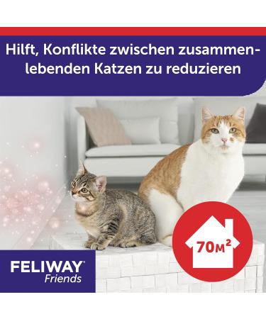 Feliway Friends Benefit Package - Reduce Cat Conflict & Promote Harmony | Shop Now for International Shipping - Buy Online on SooperMarket.com