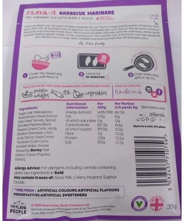 Flava It BBQ Marinade - 6 x 35gm - Buy Online on SooperMarket.com