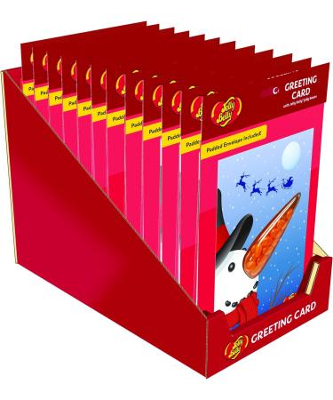 Jelly Belly - Snowman Greeting Card with Tangerine 28g x 12 - Buy Online on SooperMarket.com