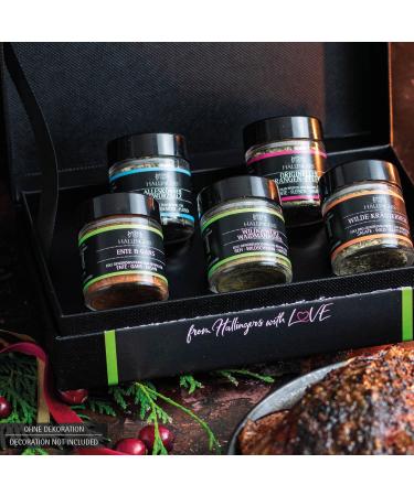 Hallinger's Hunter and Collector Spice Gift Set - Handmade International Spices | Perfect for Mother's Day & Father's Day Gifts | New Home Congratulations | 70g Pack - Buy Online on SooperMarket.com