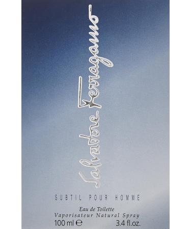 Salvatore Ferragamo Subtil EDT Spray for Men 3.4oz - Buy Online on SooperMarket.com