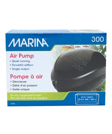 Marina 11118 Aeration Pump 300 for aquariums up to 265L Black up to 265 l