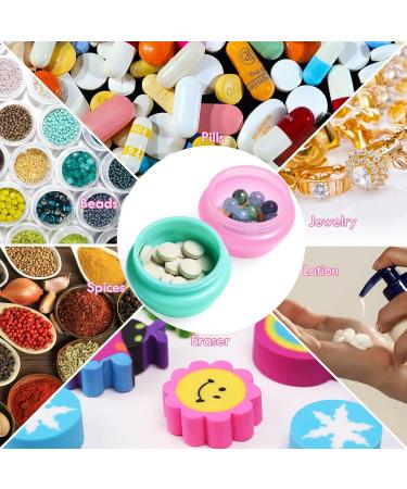20ml Clear Cosmetic Containers - Empty Cream Jars with Screw Cap | 5-Piece Travel Makeup Set - Buy Online on SooperMarket.com