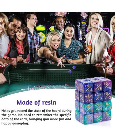 24-Piece Starry Sky Dice Counters Set for MTG CCG Card Game - Buy Online on SooperMarket.com