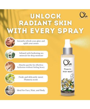 Ola Plumeria Scented Deep Sea Mist - 2 Fl Oz Plumeria 2 Fl Oz (Pack of 1) - Buy Online on SooperMarket.com