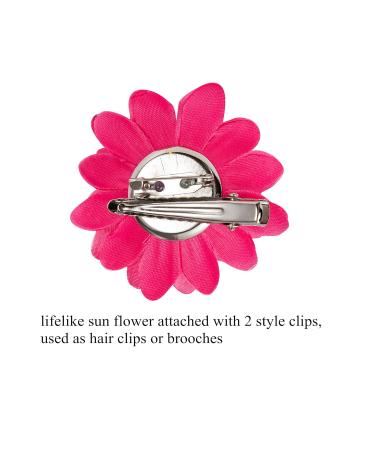 inSowni 25 Pack Hawaiian Wedding Sunflower Daisy Alligator Hair Clips for Women and Girls - Buy Online on SooperMarket.com