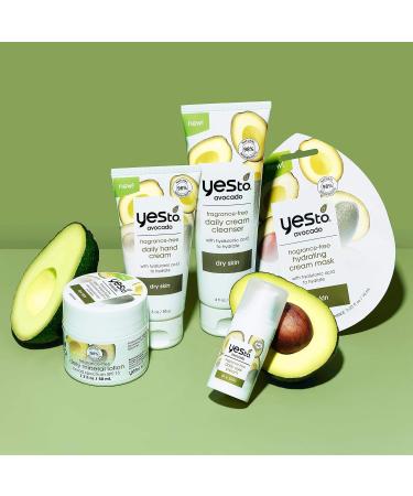 Yes To Avocado Hand Cream | Fast-Absorbing Formula | Omega 3, Hyaluronic Acid, Glycerin | Natural, Vegan, Cruelty-Free | 3 Oz (2 Pack) - Buy Online on SooperMarket.com