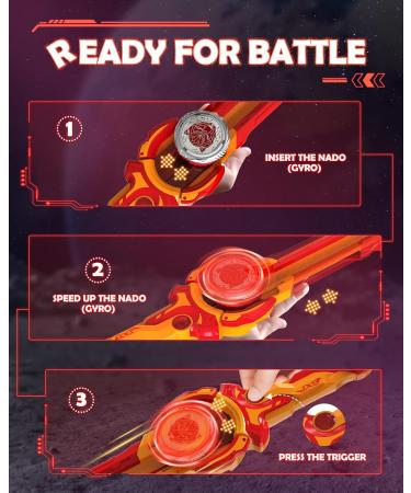 Buy Infinity Nado Roundabout - Metal Spinning Top Toy for Boys 5-12 | Beyblade Battle Launcher - Blazing Was Bear Bear B - Buy Online on SooperMarket.com