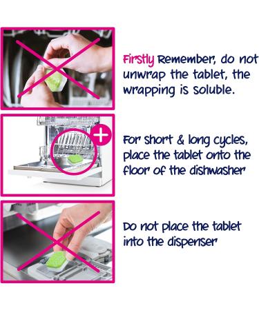 EcoZone Classic All-In-One Dishwasher Tablets Effective Cleaning Formula Cuts Through Grease & Grime Natural Vegan & Non Toxic Tabs Plant Based Plastic-Free Leaves No Residue (Box of 72 Capsules) - Buy Online on SooperMarket.com