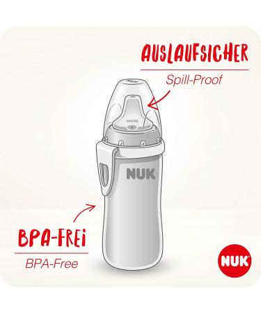 NUK Active Cup 300ml Disney Winnie The Pooh Blue | Leak-Proof Learning Cup 12+ Months | BPA Free Drinking Spout | Clip & Protective Cap - Buy Online on SooperMarket.com