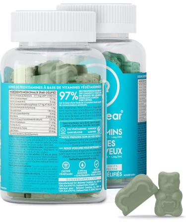 SugarbearPRO Hair Vitamin Longer-Looking Hair Gummy for Women & Men Extra Strength 2500mcg Biotin B12 MSM Inositol Omega 3 Elderberry Growth USA Patent Design Kosher Halal Vegan 2 Month Supply - Buy Online on SooperMarket.com