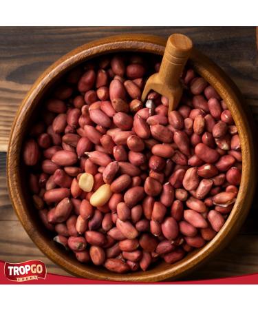 Tropgo Roasted Unsalted Peanuts 200g Tub - Peanuts in Resealable and Recyclable Tub - Wholesome Trail Mix with Fibre Protein and Essential Minerals - Healthy Nuts for All Ages - Buy Online on SooperMarket.com