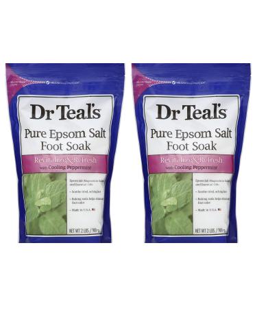 Dr. Teal's Theraupetic Peppermint Foot Soak(Pack of 2)