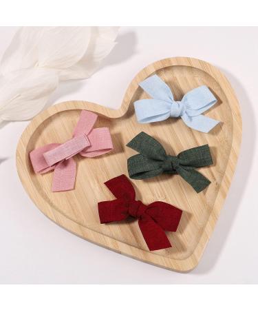 16-Pack Tiny Hair Bow Clips for Toddlers | Mini Baby Barrettes for Fine Hair | Fully Lined Accessories - Buy Online on SooperMarket.com