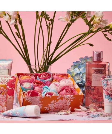 Heathcote & Ivory Florals Pinks and Pear Blossom Bathing Flowers - Gift Box Set - Buy Online on SooperMarket.com
