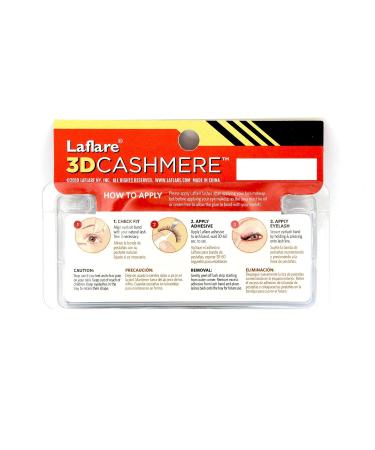 LAFLARE 3D CASHMERE Eyelashes - Natural Wispy Glam Look - 3 Pack Bundle Special - CH406 3 - Buy Online on SooperMarket.com