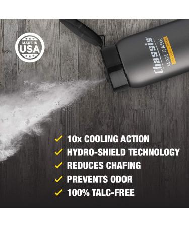 Chassis Man Care Premium Powder Ice Max 4 oz - Refreshing Menâ€™s Body Powder - Buy Online on SooperMarket.com
