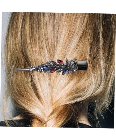 minkissy clips Metal rhinestone hair barrette crocodile skin alligator hair clip Miss - Buy Online on SooperMarket.com