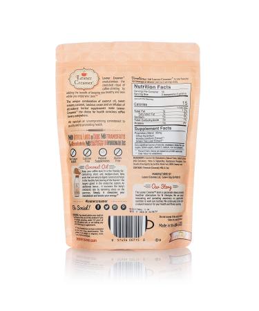 Leaner Creamer Coconut Oil Coffee Creamer - Caramel Flavor (9.87 oz) - Dairy-Free & Keto-Friendly - Buy Online on SooperMarket.com