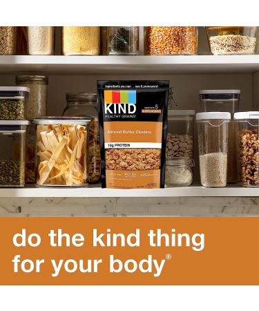 KIND Almond Butter Granola Clusters - 10g Protein, Gluten Free - 11oz (Pack of 6) - Buy Online on SooperMarket.com